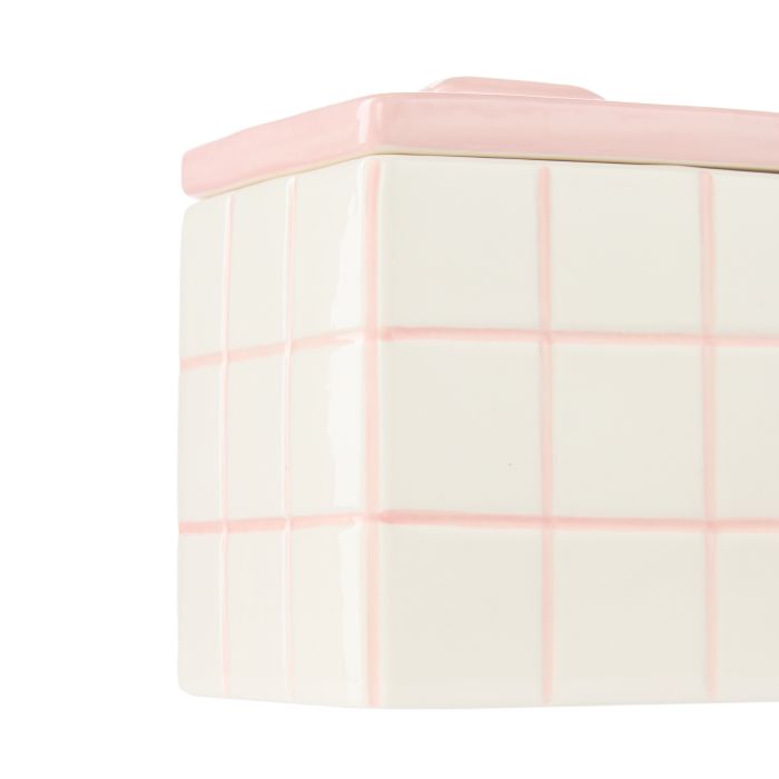 Lulu Collection Ceramic Box - Pink | Emporium