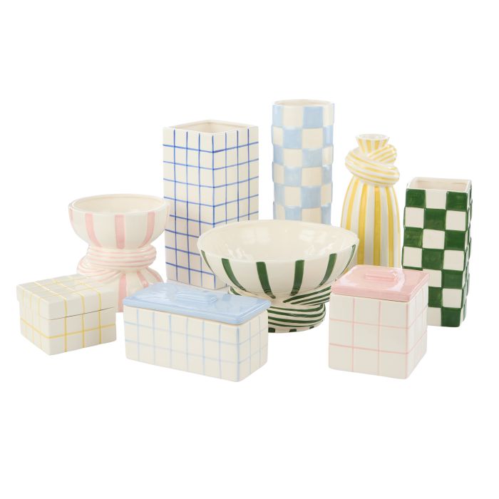 Lulu Collection Ceramic Box - Pink | Emporium