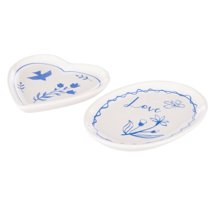 Bellamy Collection Plate - 2pcs Set - Blue | Emporium