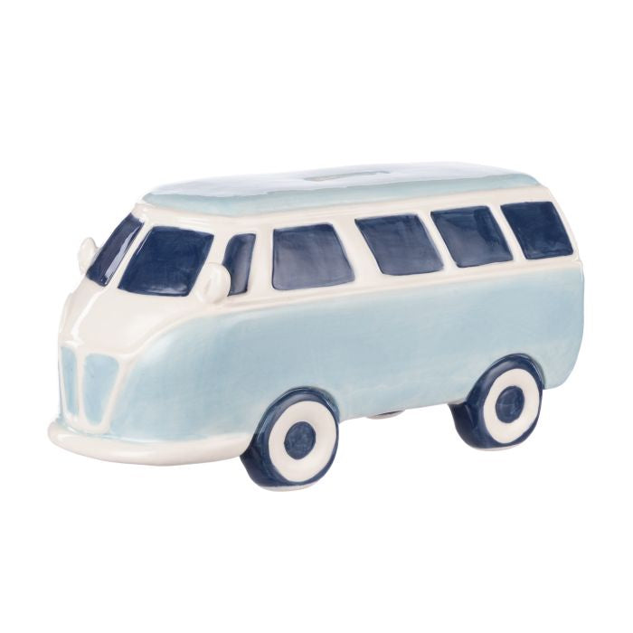 Combi Money Bank - White & Blue | Emporium
