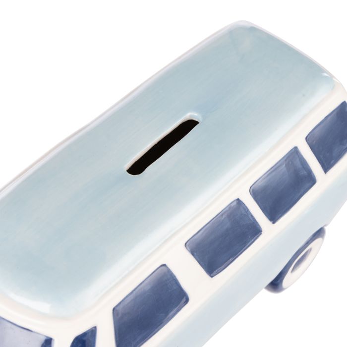 Combi Money Bank - White & Blue | Emporium