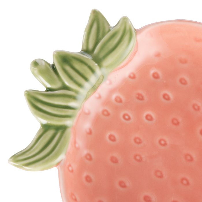 Anniston Strawberry Plate - Pink | Emporium