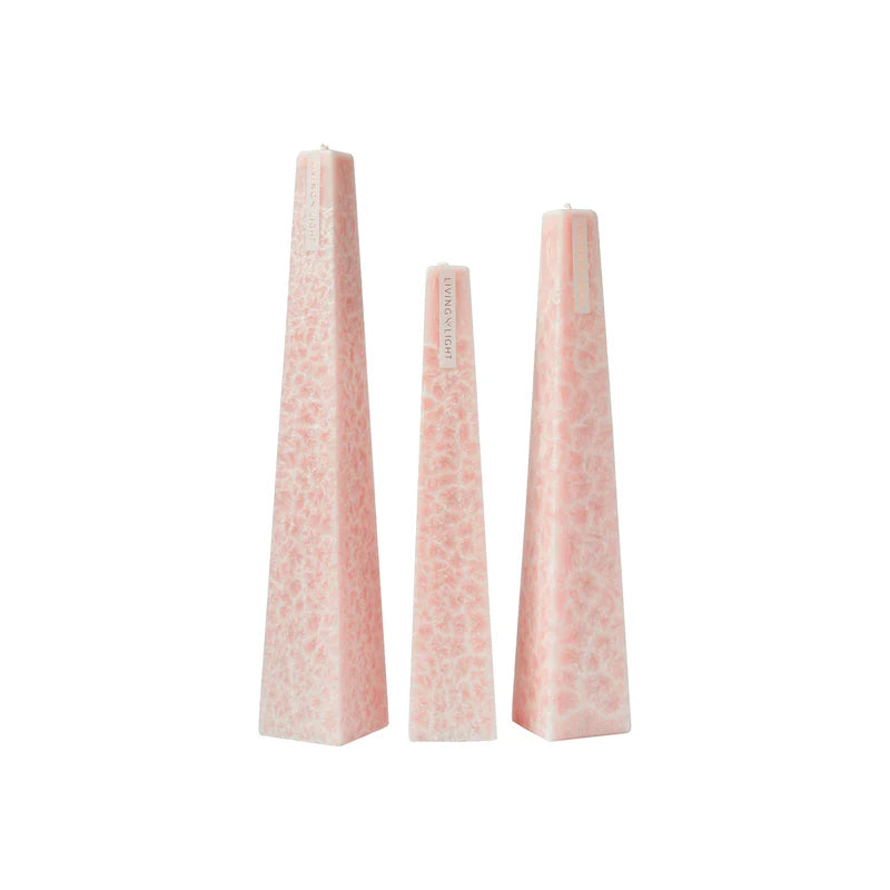 Peony Rose Icicle Candles / Living Light
