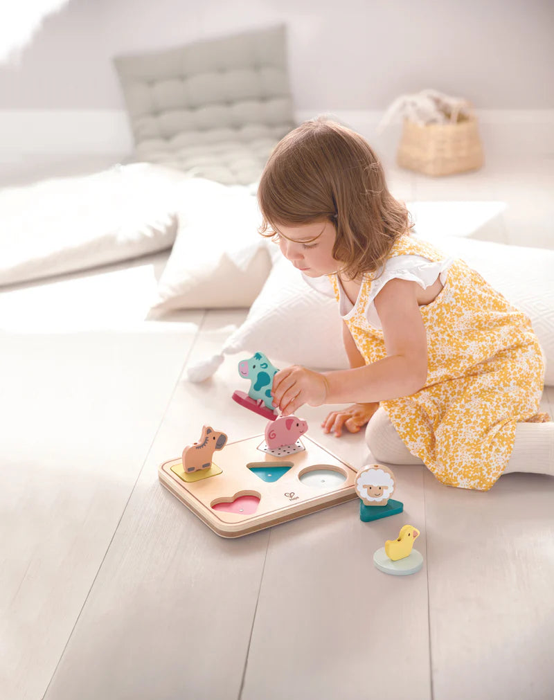 Wooden Animal Noise Puzzle | Hape