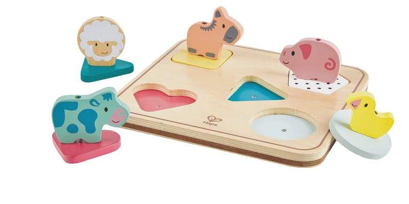 Wooden Animal Noise Puzzle | Hape