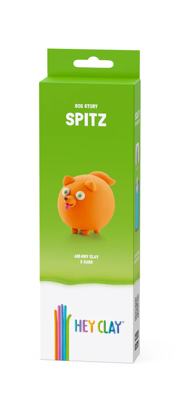 DOG STORY, SPITZ, 3 CANS, 5 COLOUR | Hey Clay