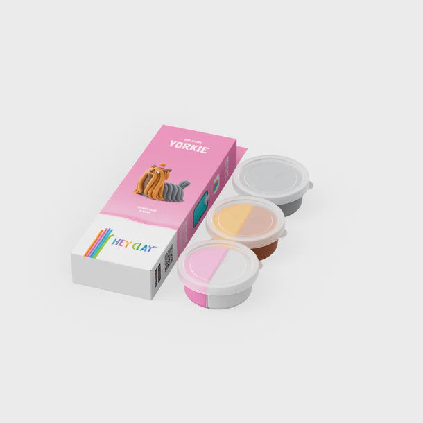 DOG STORY, YORKIE, 3 CANS, 5 COLOUR | Hey Clay