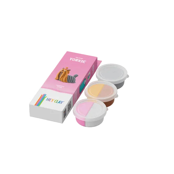 DOG STORY, YORKIE, 3 CANS, 5 COLOUR | Hey Clay
