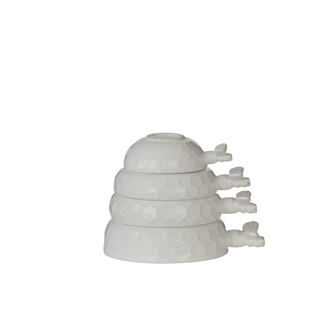 Wildflower & Hive Measuring Cups White | Davis & Waddell