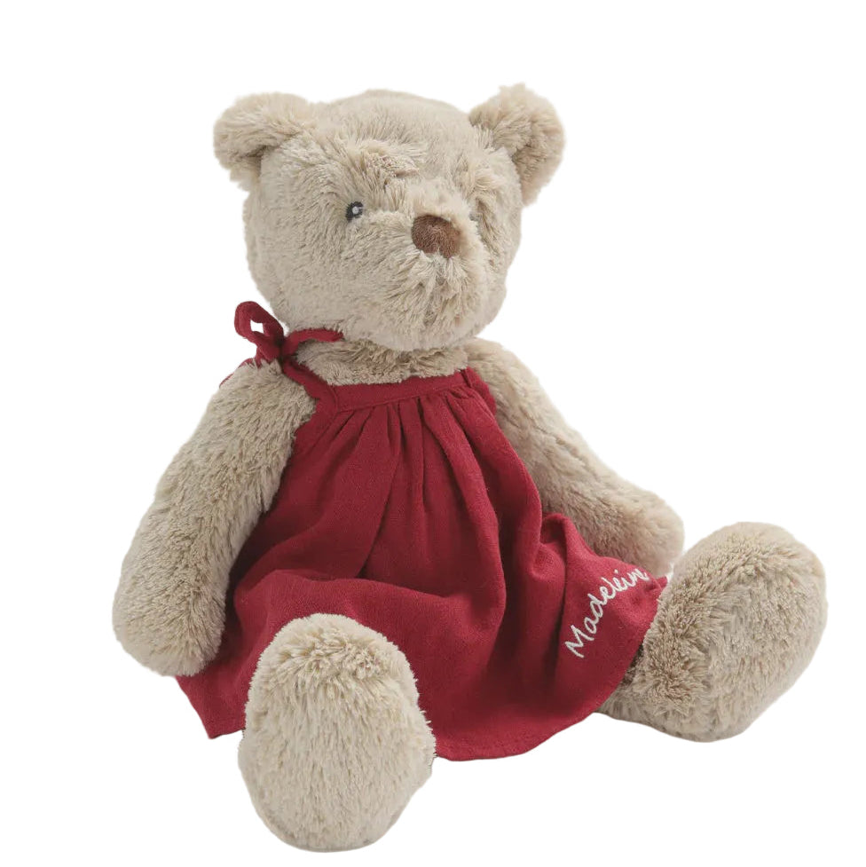 Honey Bear Dress - Red | Nana Huchy