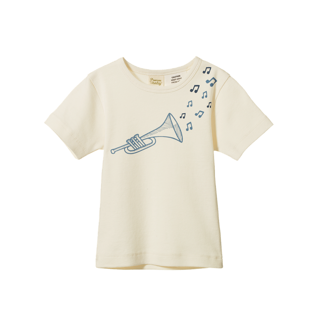 SHORTIE PYJAMA SET - Jazz Rhythm Print | Nature Baby