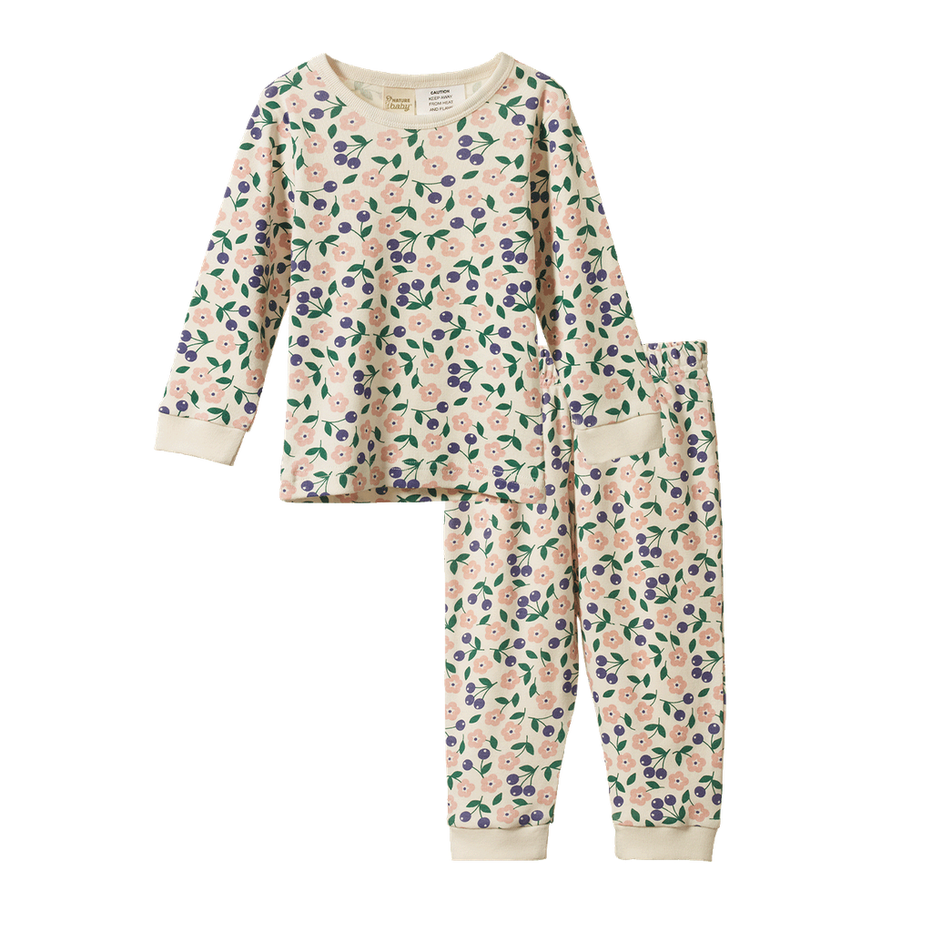2PC LONG SLEEVE PYJAMAS - Grande Briarwood Print | Nature Baby