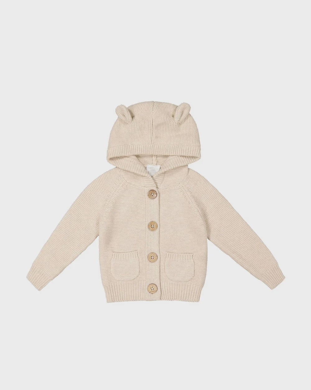 Sebastian Knitted Cardigan | Oatmeal Marle | Jamie Kay