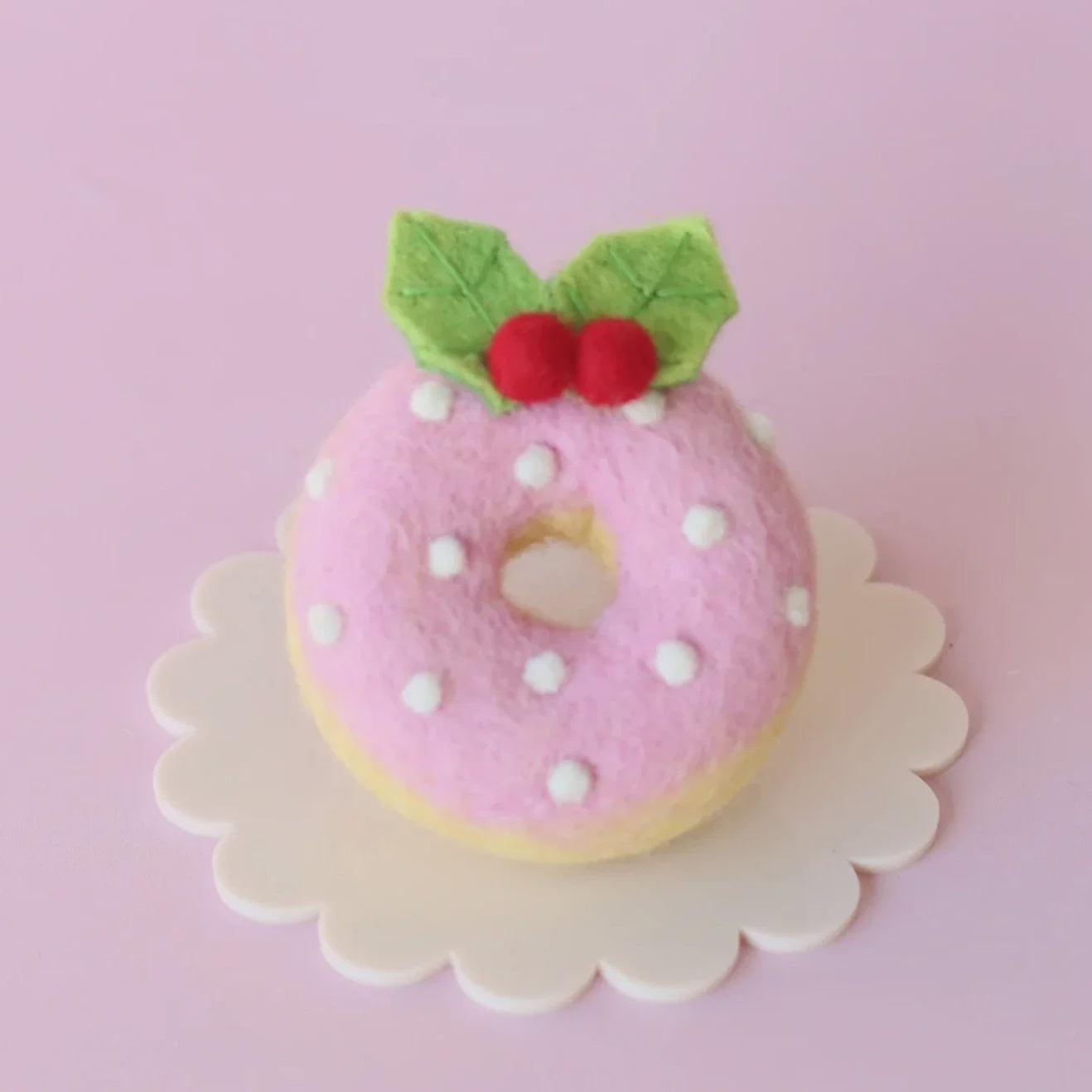 Pink Snow Donut | Juni Moon