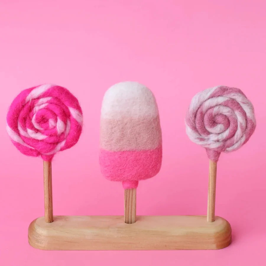 Hot Pink / White Lollipop | Juni Moon