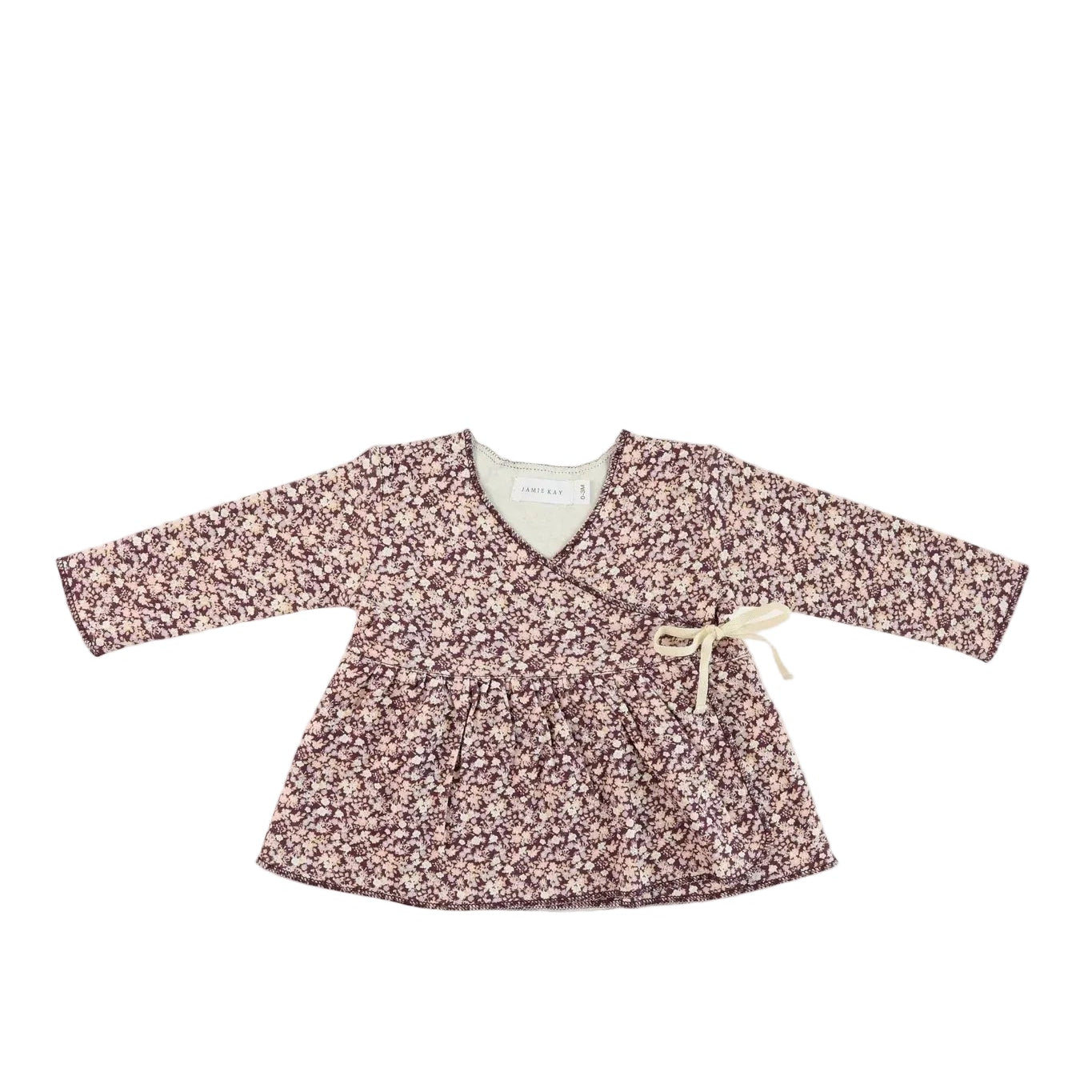 Organic Cotton Wrap Top - Lily of the Valley | Jamie Kay