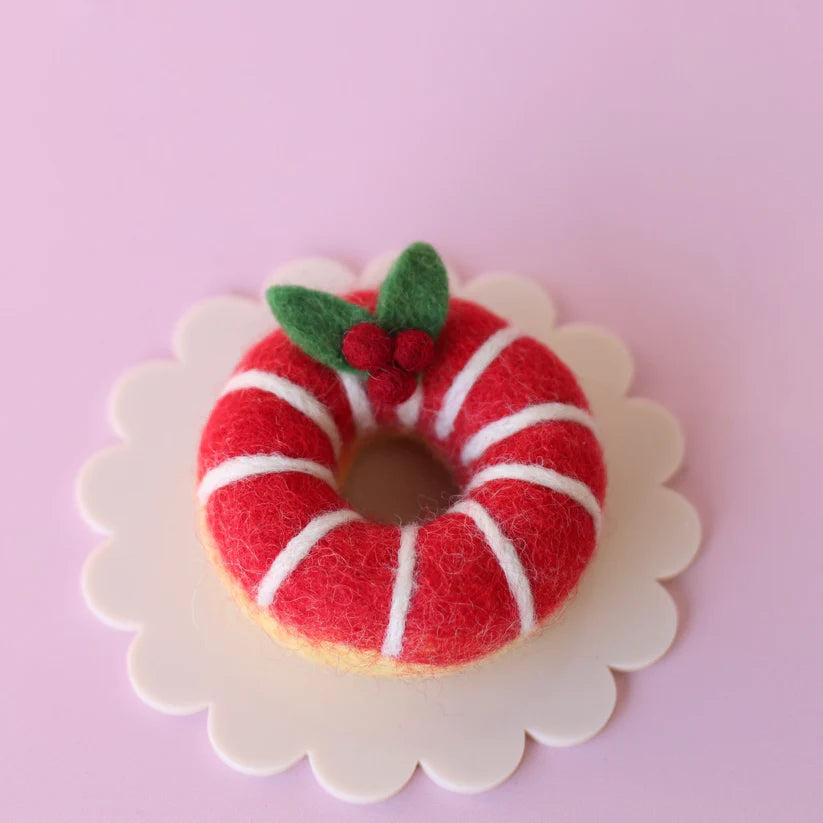Candy Cane Donut | Juni Moon