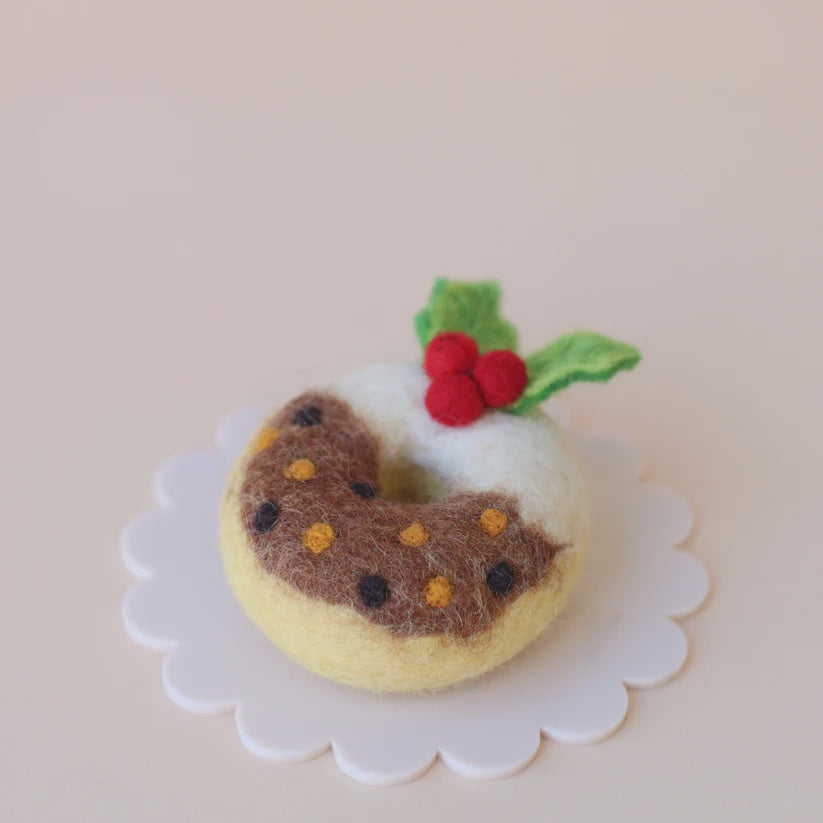 Christmas Pudding Donut | Juni Moon