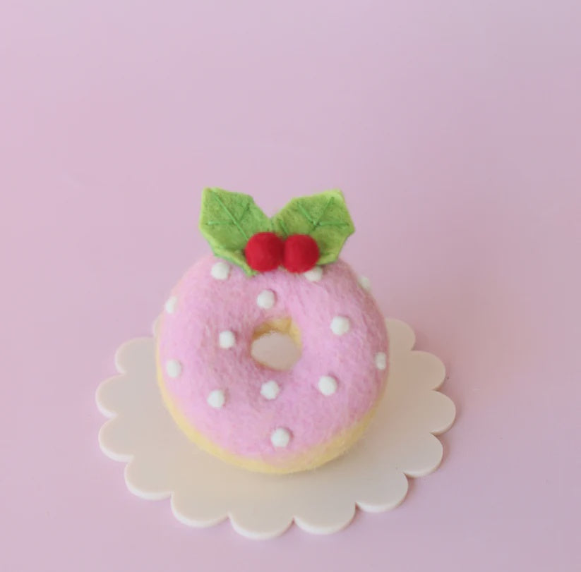 Pink Snow Donut | Juni Moon