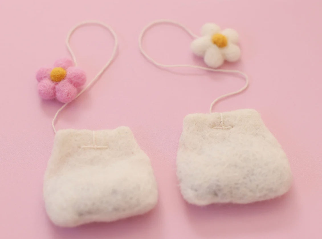 Flower Power Tea Bag Set - 2 pc | Juni Moon
