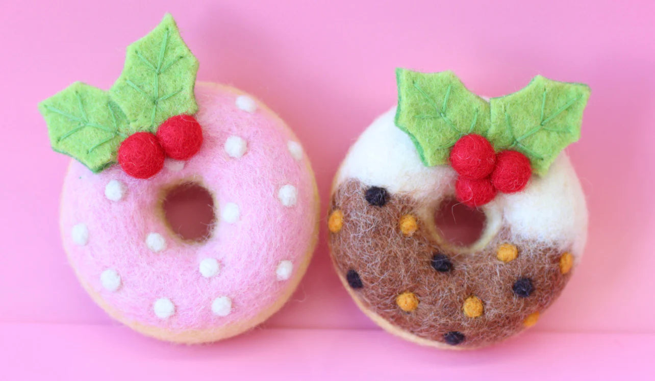 Christmas Pudding Donut | Juni Moon