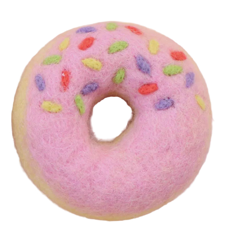 Pink Side Sprinkle Donut | Juni Moon
