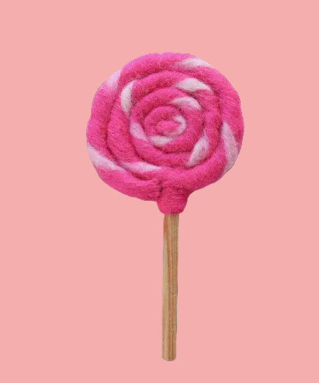 Hot Pink / White Lollipop | Juni Moon