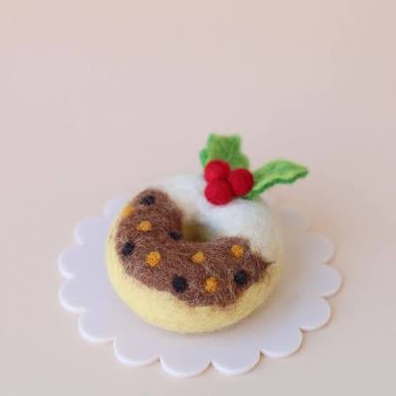 Christmas Pudding Donut | Juni Moon
