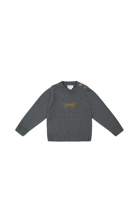 Basil Jumper - Lava | Jamie Kay