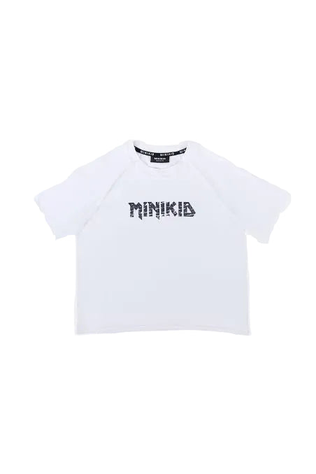 ART WHITE OVERSIZED T-SHIRT | MINIKID / 2-3YR
