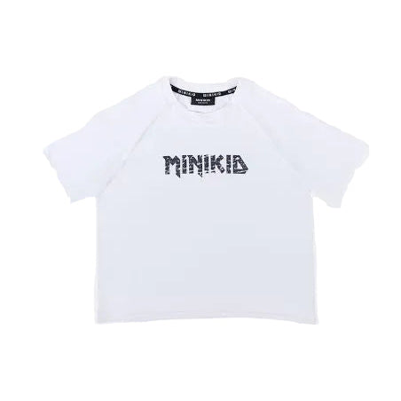 ART WHITE OVERSIZED T-SHIRT | MINIKID / 2-3YR