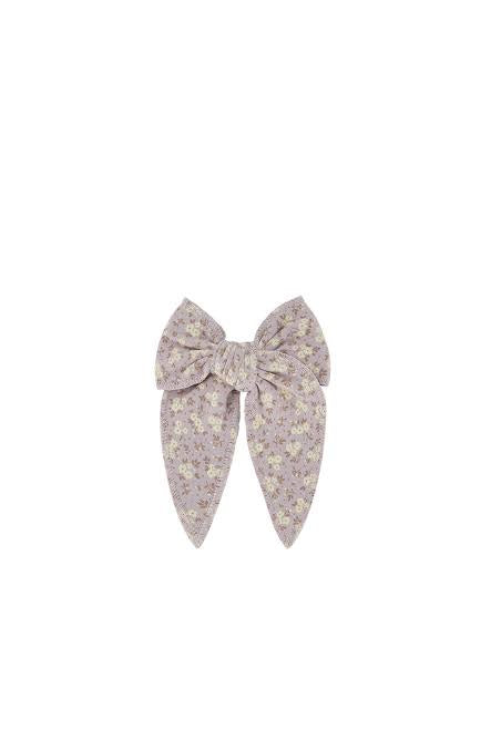 Organic Cotton Bow - Rosalie Field Raindrop | Jamie Kay