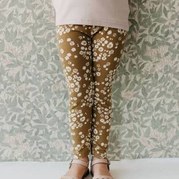 Organic Cotton Everyday Legging - Daisy Floral | Jamie Kay