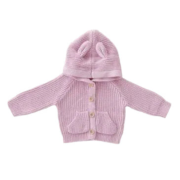 Bear Cardigan - Tulip | Jamie Kay