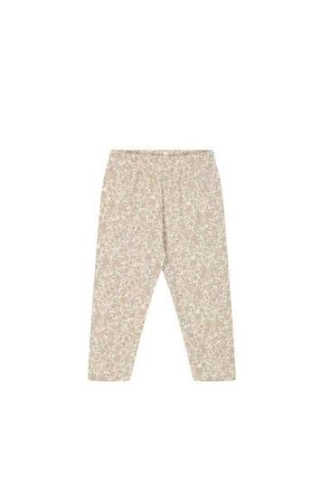 Organic Cotton Legging - Chloe Floral Tofu | Jamie Kay