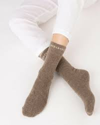Huka Possum Merino Wool Socks - Sand | Nooan