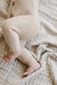 Jack Playsuit - Oatmeal Marle | Jamie Kay