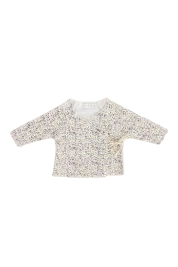 Organic Cotton Wrap Top - Summer Floral | Jamie Kay