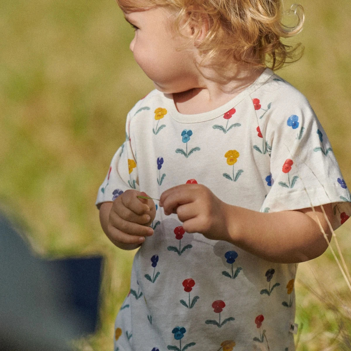 JUNIPER TEE - Delphine Blooms Print | Nature Baby
