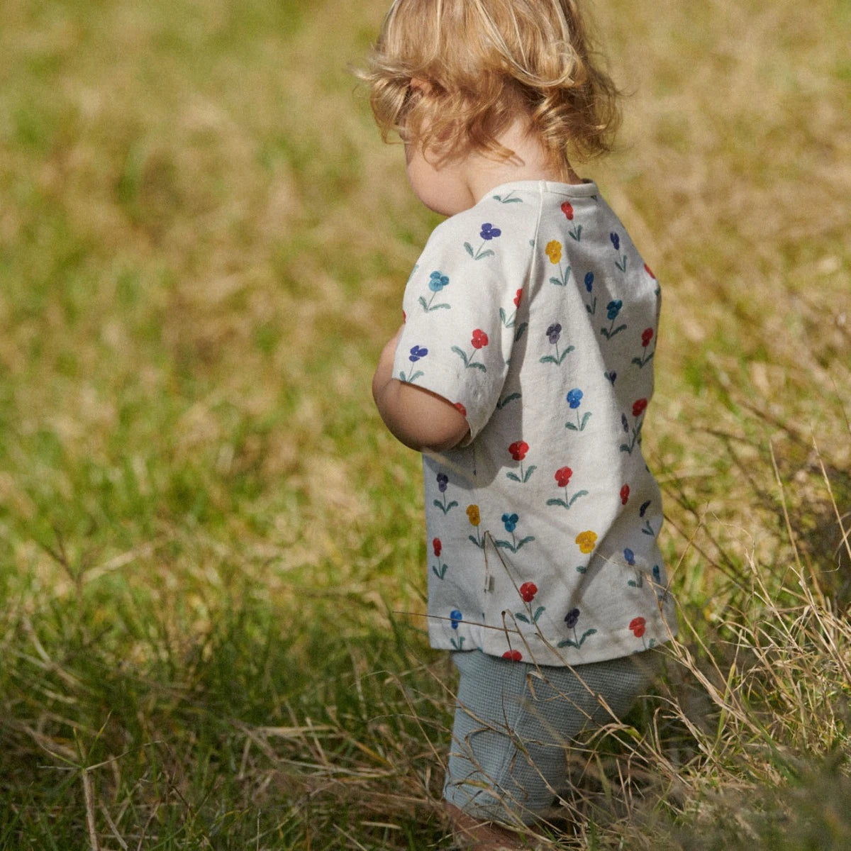 JUNIPER TEE - Delphine Blooms Print | Nature Baby