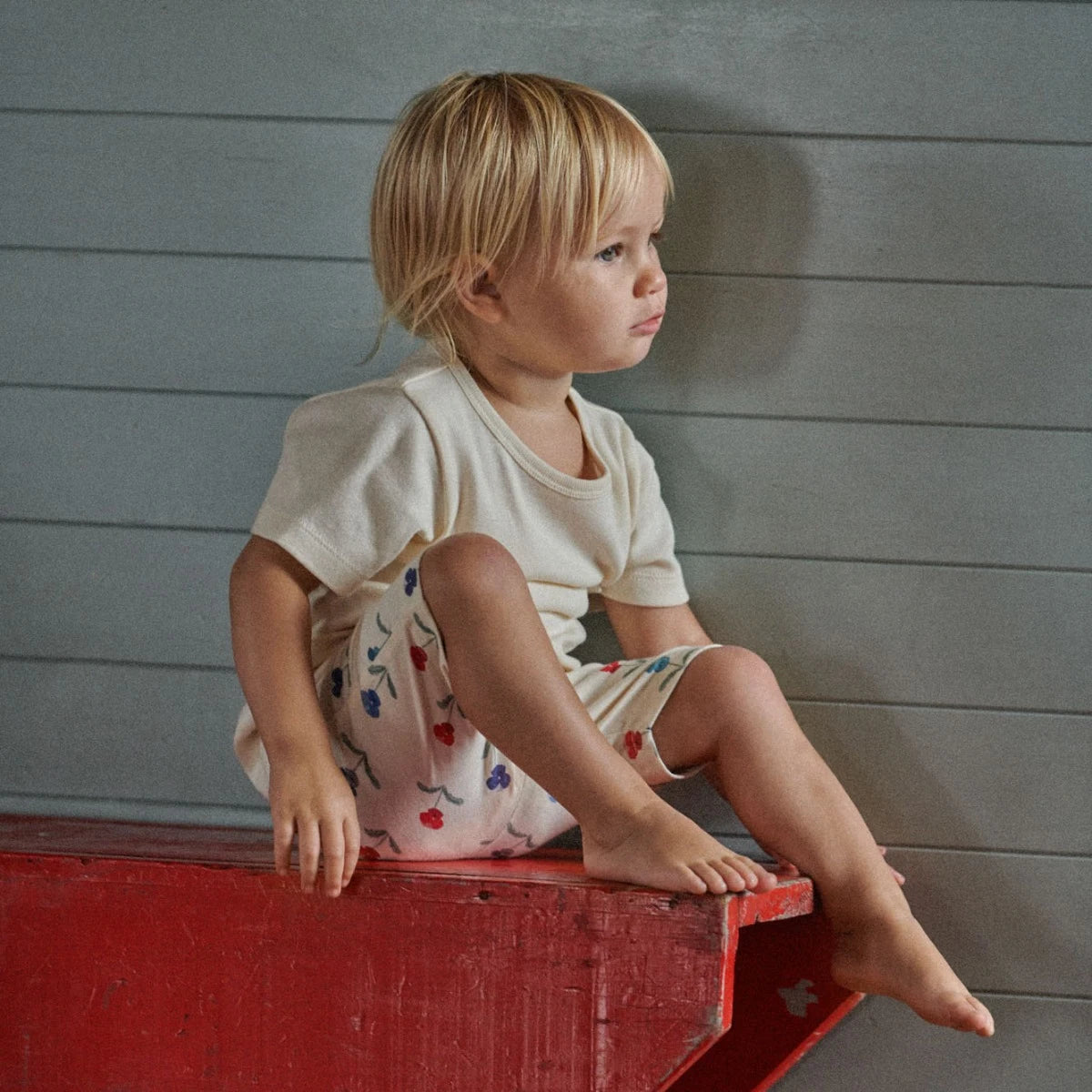 SELBY SHORTS - Delphine Blooms Print | Nature Baby