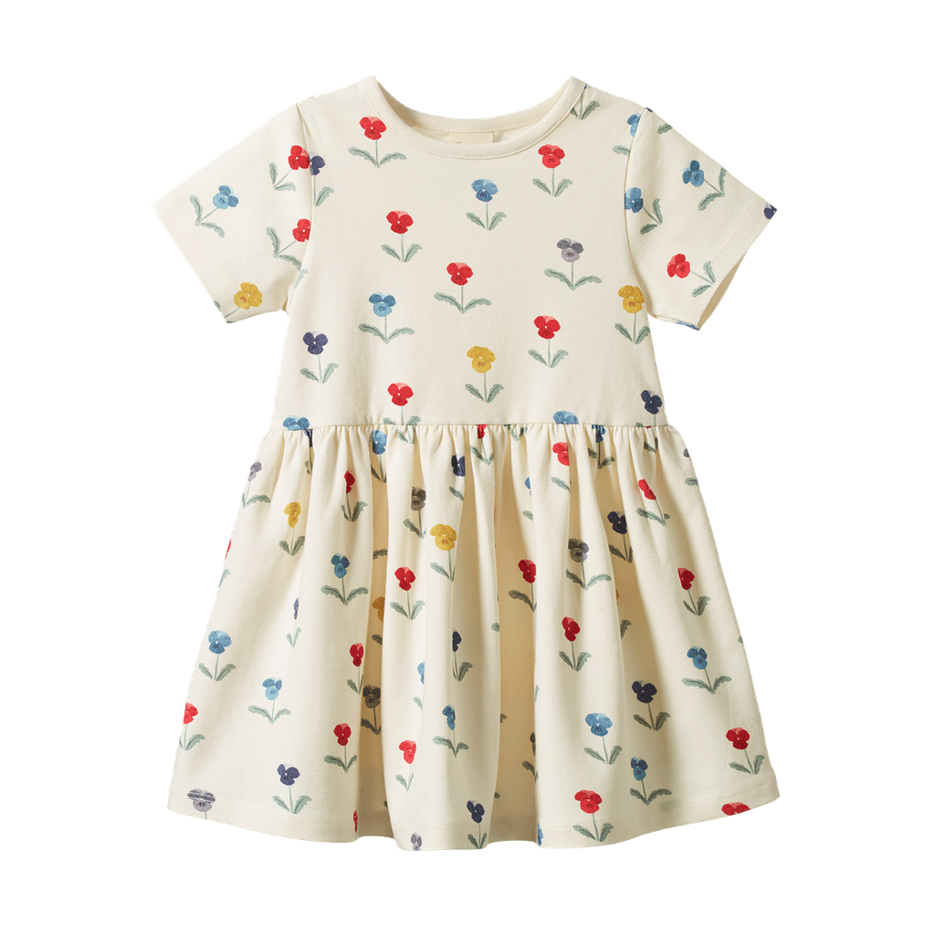 SATURDAY DRESS - Delphine Blooms Print | Nature Baby