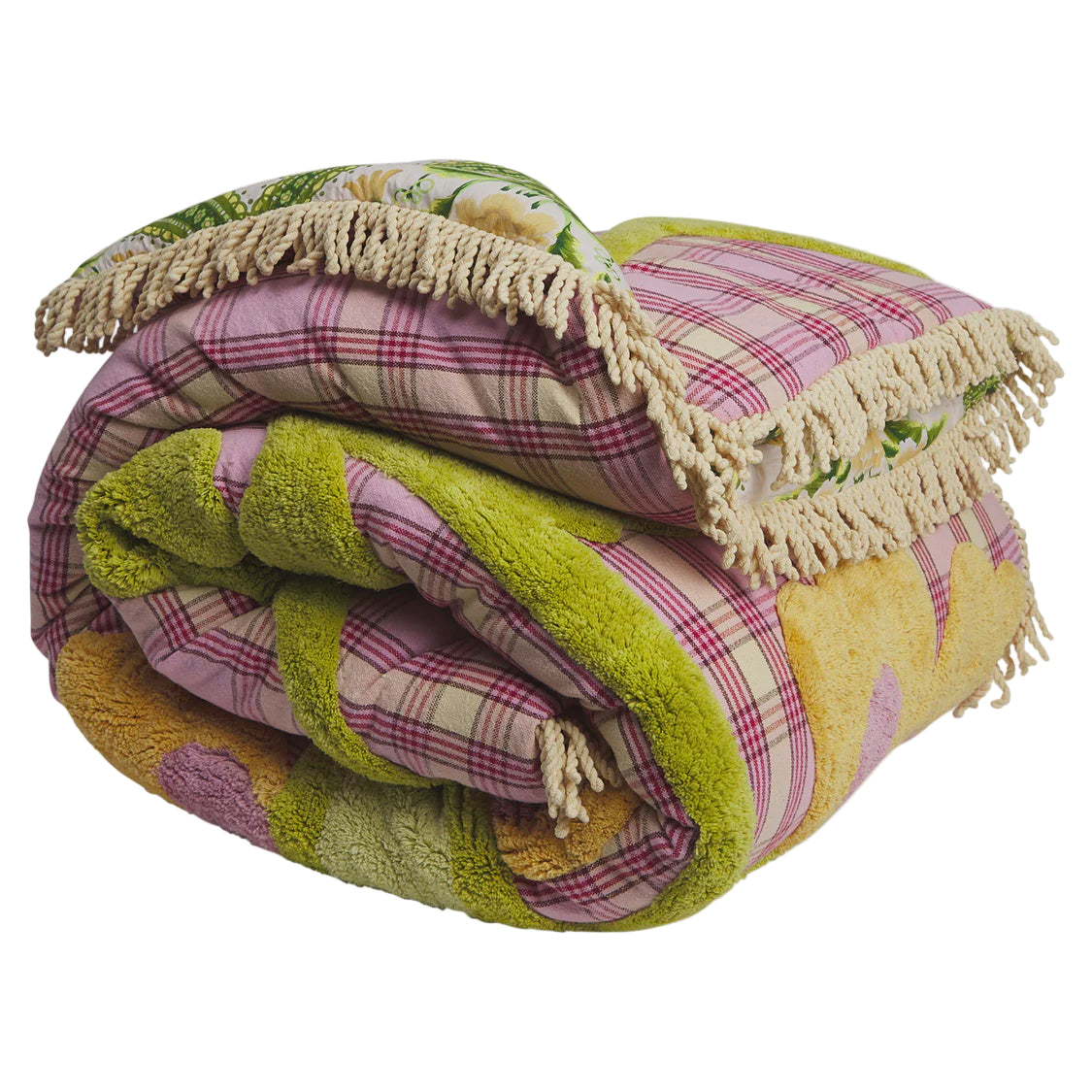 Isla Tufted Bedcover | Sage x Clare