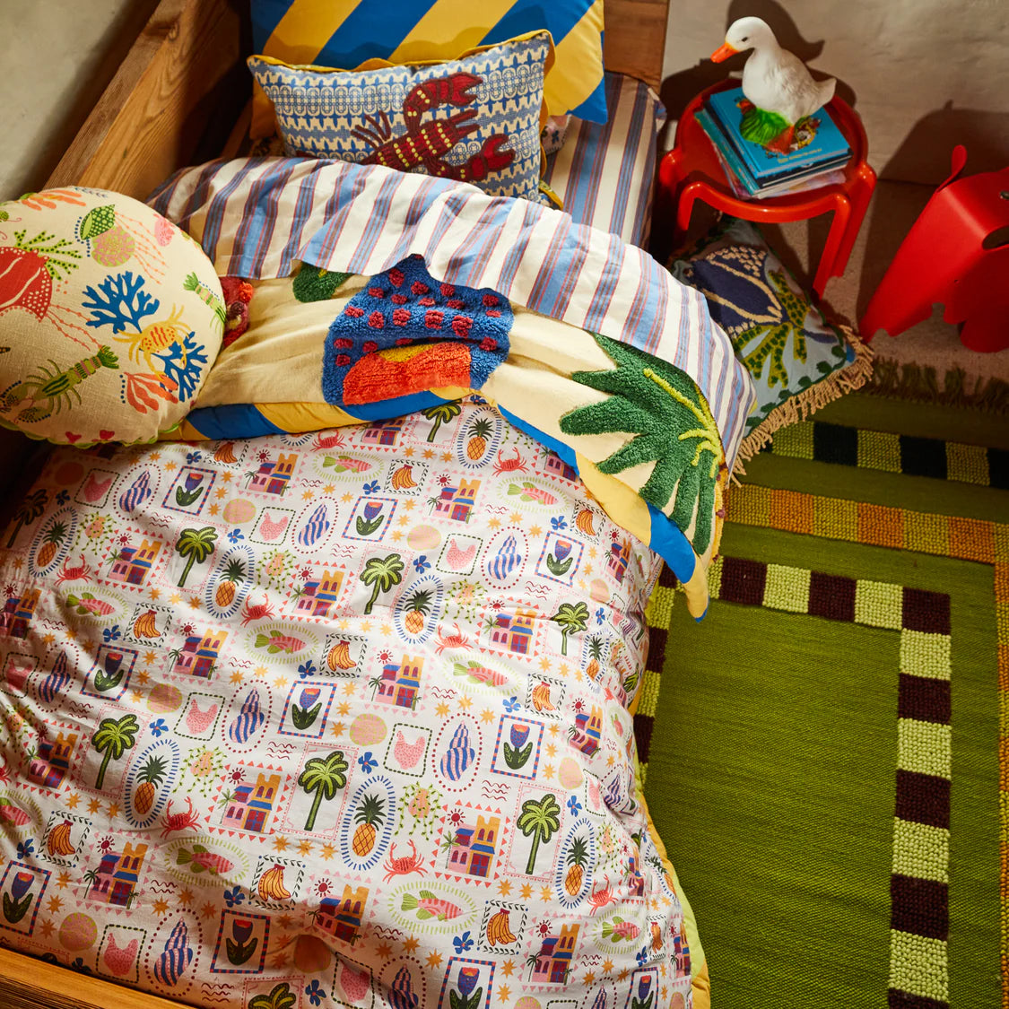 Ottilie Tufted Bedcover | Sage x Clare