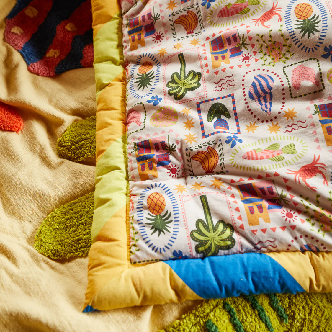 Ottilie Tufted Bedcover | Sage x Clare