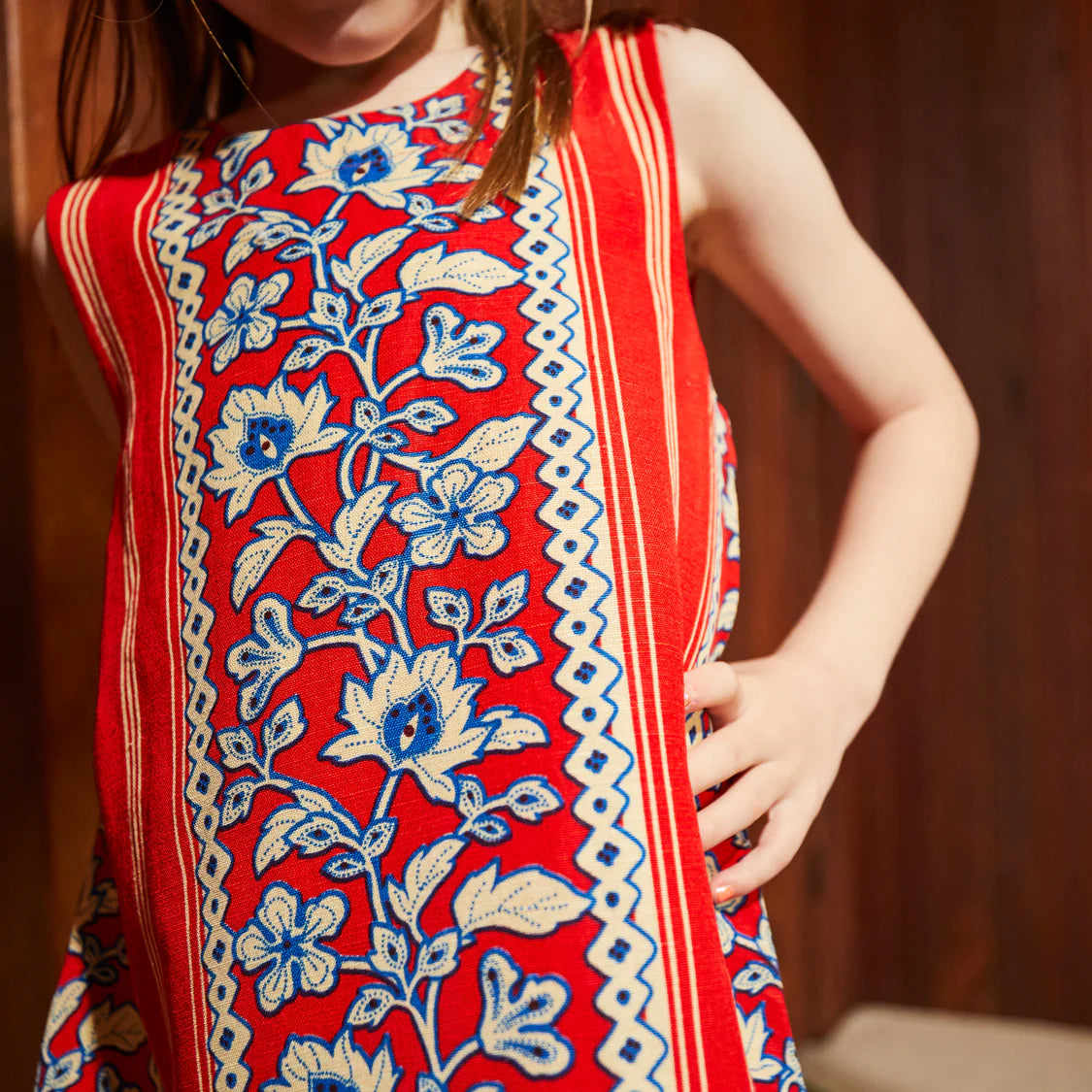 Thea Kids Shift Dress | Sage x Clare