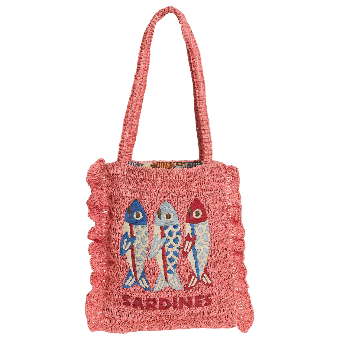 Sandria Crochet Tote Bag | Sage x Clare
