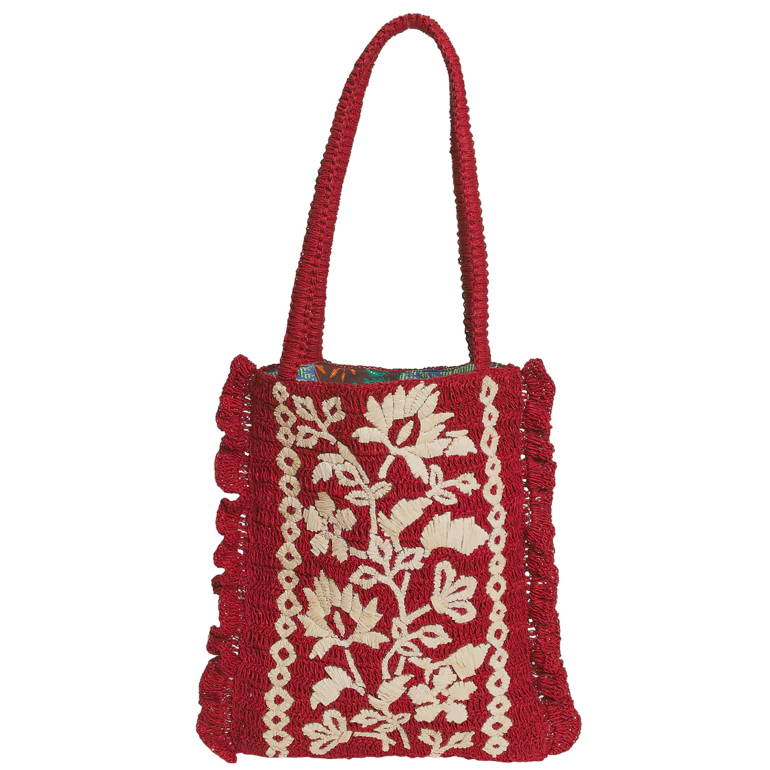 Thea Crochet Tote Bag | Sage x Clare