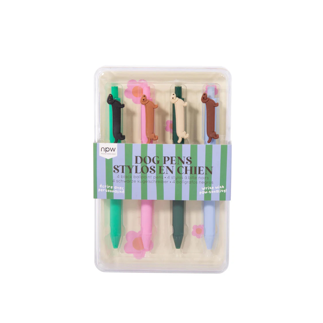 Dog Icon Pens - Set of 4 | NPW