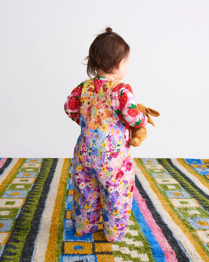 Posie Lane Organic Cotton Quilted Fleece Overalls | Kip & Co